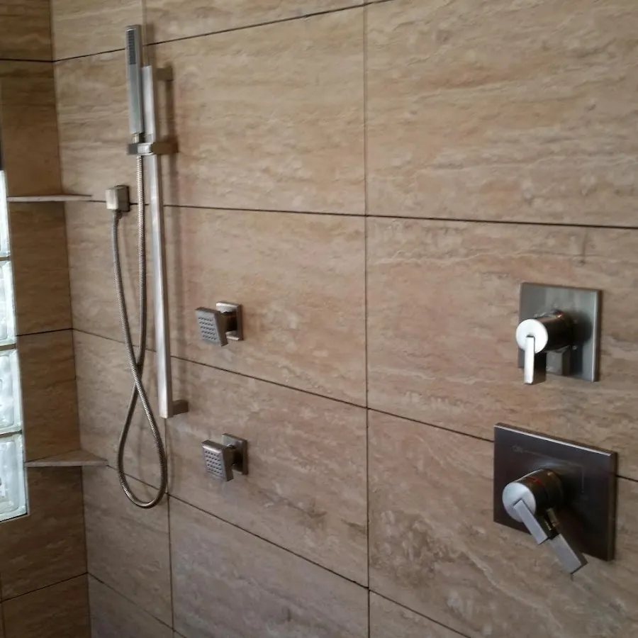 Shower fixture installation for Water Heater Replacement in Brighton